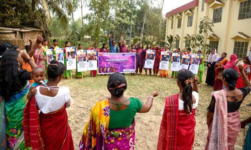 Santal community observes International Women Day in Gaibandha